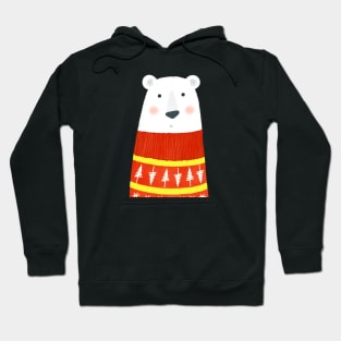 Polar Bear with sweater Hoodie